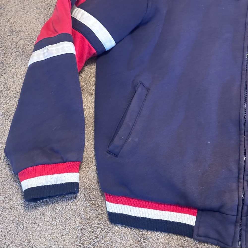Vintage Buffalo Bills Hoodie Mens XL Blue Long Sleeve Full Zip Heavyweight NFL - Picture 7 of 16